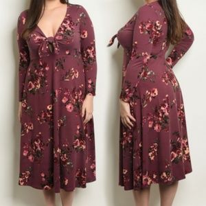♡ 24hr SALE! ♡ Afternoon Tea Floral Midi Dress!